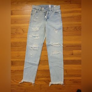 H&M boyfriend style button up jeans